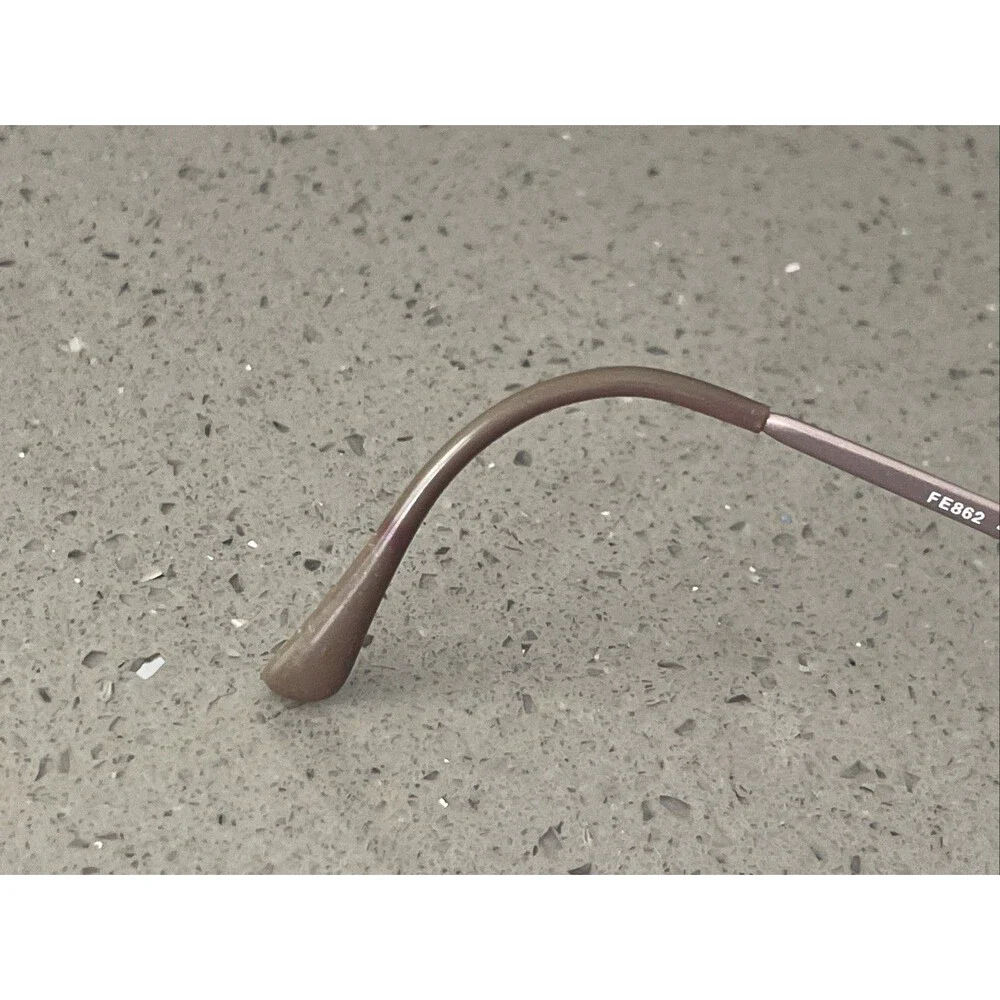 Fergani FE862 Eyeglasses Frame Only 42-21-125 30 Pink Round Italian Full Rim